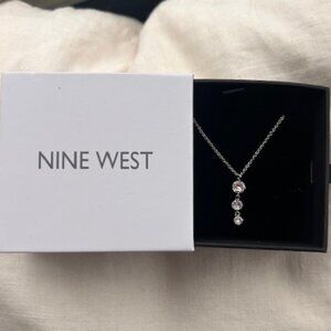 Nine West Triple Diamond Necklace